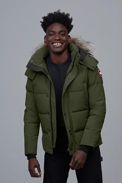 Chamarras Canada Goose Hombre Outlet - Wyndham Abrigos Verdes OS1386294